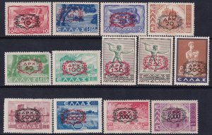 Greece 1946 Sc 472-81 set MNH**