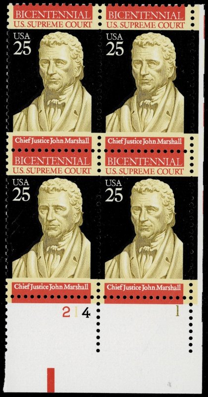 United States 2415 plate block - MNH - LR 214  1