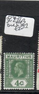 MAURITIUS KGV 4C  SG 226B  DIE I MOG    PPP0619H