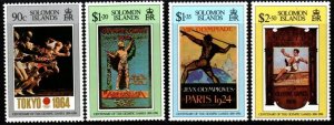 SOLOMON ISLANDS SG861/4 1996 CENTENARY OF MODERN OLYMPIC GAMES MNH