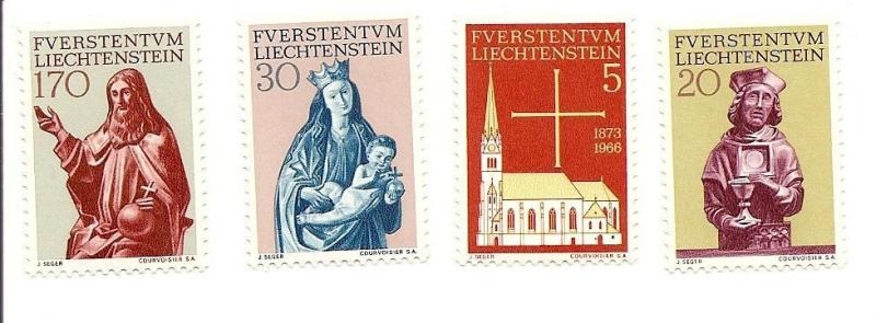Liechtenstein 416-419 MNH