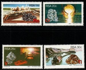 SOUTH AFRICA SG558/61 1984 STRATEGIC MINERALS MNH