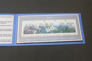 New Zealand 1990 Sc 986 imperf. Toning on corner MNH