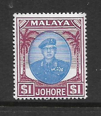 JOHORE, 148, MNH, SULTAN IBRAHIM