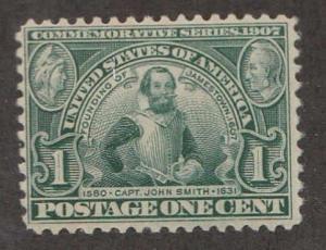 U.S. Scott #328 Jamestown Stamp - Mint Single