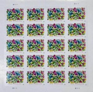 2024 Celebration Blooms Forever stamps 5 sheets total 100pcs