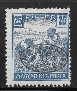 Hungary Scott 2N12 Unused HOG - 1919 1st Debrecen Issue O/P- SCV $4.50