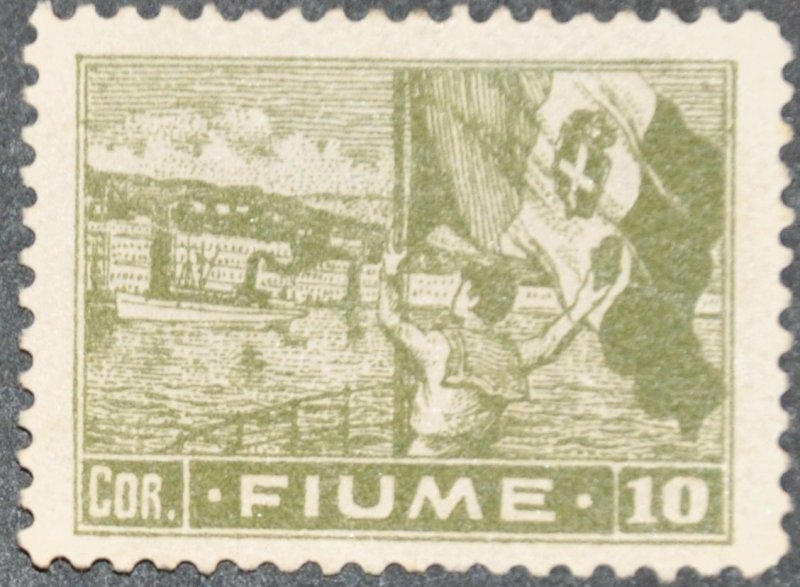 DYNAMITE Stamps: Fiume Scott #43a – UNUSED