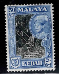 MALAYA Kedah Scott 102 MH* Sultan Halim stamp