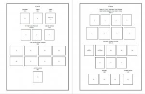 PRINTED CHILE [CLASS.] 1853-1946 STAMP ALBUM  PAGES (26 non-illustrated pages)