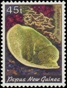 Papau New Guinea #588-591, Complete Set(4), 1983, Marine LIfe, Never Hinged