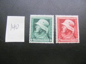 Germany 1935 MNH SC 452-453  SET VF/XF 20 EUROS (140)