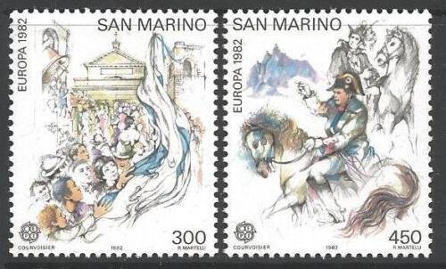 SAN MARINO SG1179/80 1982 EUROPA MNH 