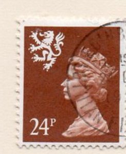 Great Britain Scotland  Sc SMH41 1991 24p brown Machin Head  stamp used