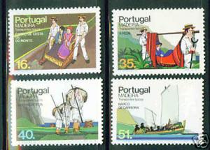 MADEIRA Scott 97-100 transportation set MNH** 1984