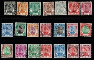 Malaya Selangor #80-100 used complete