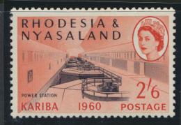Rhodesia & Nyasaland SG 36 Sc# 176  MH see details Hydro Electric Scheme