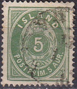 Iceland #16  F-VF Used CV $14.00  (K2766)