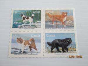 Canada #1220a block of 4