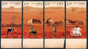 China PRC 4027-4030, 4031 sheet, MNH. Silk Road, 2012.