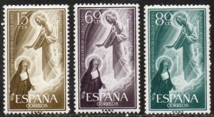 Spain Sc #863-865 Mint Hinged