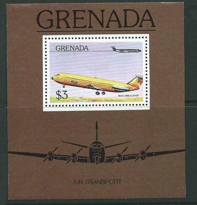 GRENADA SGMS824 1976 AIRCARFT MNH