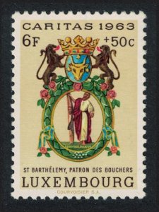 Luxembourg St Barthelemy Patron Saint of butchers 1964 MNH SG#738 MI#688
