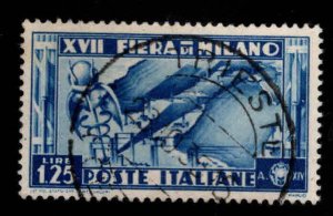 Italy Scott 358 Used Milan Trade Fair stamp