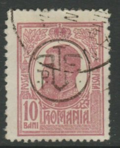 Romania Black Overprint 1919 10b Used A18P26F634-