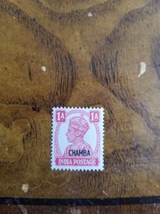 Stamps Indian States Chamba Scott #92 nh