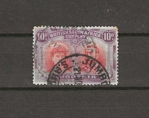 RHODESIA 1910/13 RSC E USED