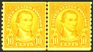 U.S. #603 MINT PAIR OG NH