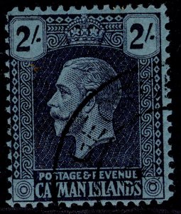 CAYMAN ISLANDS GV SG80, 2s violet/blue, FINE USED. Cat £40.