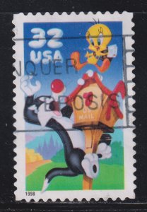 United States 3204a Sylvester & Tweety Bird 1998