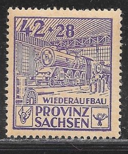 Germany Saxony 13NB3: 42 + 28pf Reconstruction, MNH, F-VF