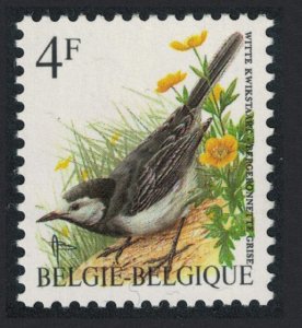 Belgium Pied wagtail Bird Buzin 'Bergeronette Grise' 4f Normal paper 1992