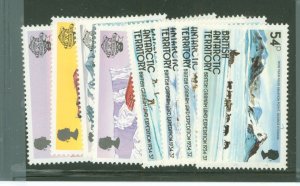 British Antarctic Territory #117-124 Mint (NH) Multiple