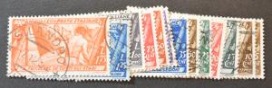 Italy Sc # 290-302, Used. Short Set