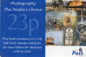 Isle of Man Sc 969 2002 23p Local Photographs stamp booklet  mint NH