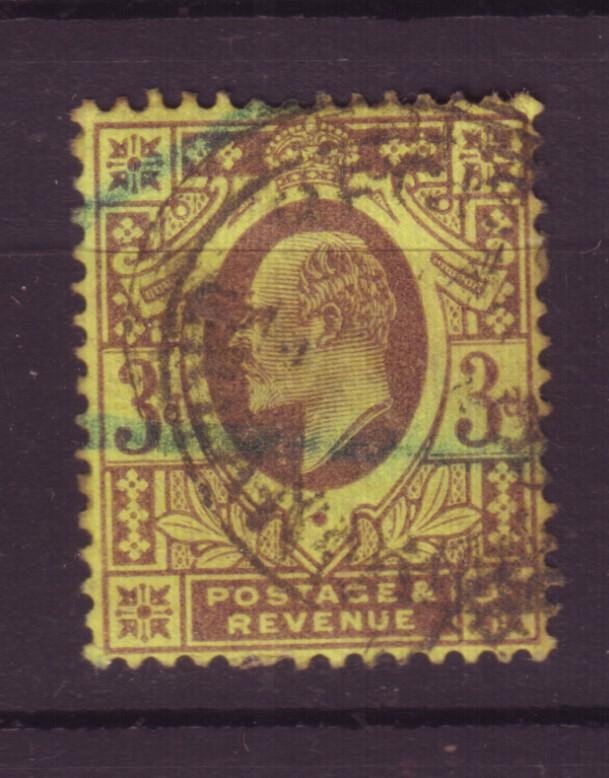 J19691 Jlstamps 1902-11 great britain used #132 king