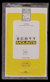 Scott Mounts Clear,156/204 mm (pkg 5) (01018C)