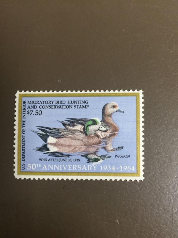 US RW51 Federal Duck Stamp - mint never hinged - very nice 1984 stamp