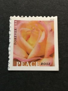 Scott#5280 Peace Rose forever single MNH 2018