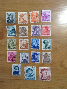 Italy  Sc  #813-831  Used & Mint