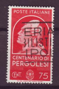 J13939 JLstamps 1937 italy used part of set #392 pergolesi