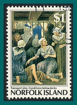 Norfolk Island 1987 Bicentenary 3, $1 used #420,SG424