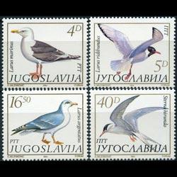 YUGOSLAVIA 1984 - Scott# 1687-90 Birds Set of 4 NH