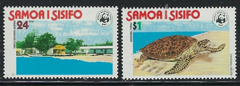 Samoa 470-71 MNH 1978 WWF (fe9123)