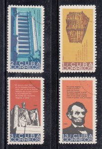 Cuba Scott #952-955 Used