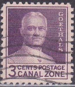 US Canal Zone #117 1934 3c. used.